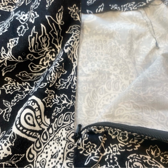 Ralph Lauren Black and White Cocktail Mini Skirt - Picture 8 of 8